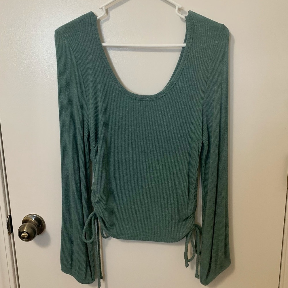 Altar’d State Ribbed Long Sleeve Knit Top